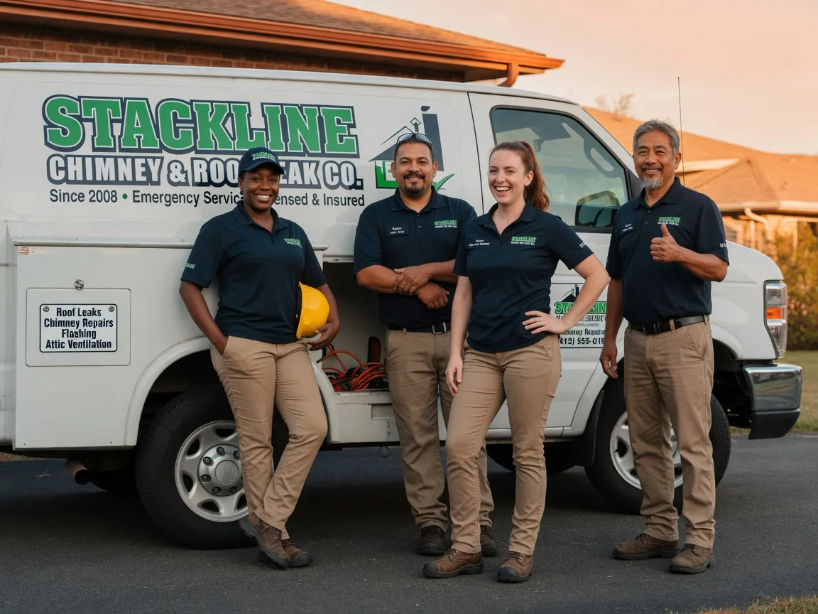 Chimney flashing repair company in Briggs, TX